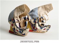 藏品(白地印花高跟弓鞋)的圖片