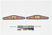 藏品(平金滿繡眉勒)的圖片