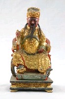 藏品(木雕王爺神像)的圖片