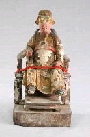 藏品(木雕王爺神像)的圖片