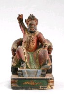 藏品(木雕瘟神神像)的圖片