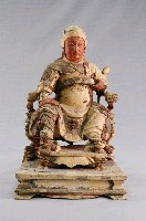 藏品(木雕岳武穆王神像)的圖片