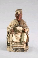 藏品(木雕灶君神像)的圖片