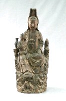藏品(送子觀音木雕神像)的圖片
