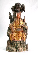 藏品(木雕持經觀音神像)的圖片
