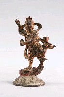 藏品(銅鑄朱漆貼金魁星神像)的圖片