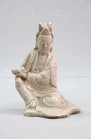 藏品(白瓷持經觀音佛像)的圖片