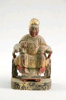 藏品(木雕坐姿驪山老母神像)的圖片