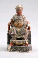 藏品(木雕坐姿驪山老母神像)的圖片