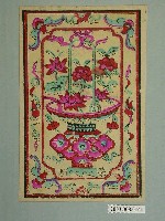 藏品(林榮芳印製花籃版印屏垛)的圖片