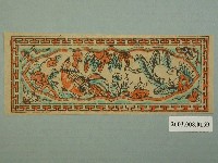 藏品(富貴圖版印屏垛)的圖片