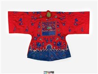 藏品(大紅絲質七品夫人戲服)的圖片