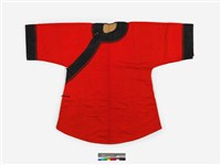 藏品(紅棉質圓領大襟女衫)的圖片