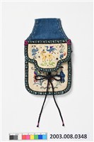 藏品(米白緞六合同春彩繡荷包)的圖片