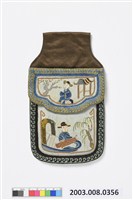 藏品(人物紋打籽繡荷包)的圖片