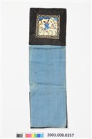 藏品(米白緞地仙人彩繡褡褳)的圖片