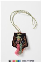 藏品(黑地動物紋香袋)的圖片