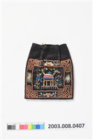 藏品(黑底動物紋雙口袋香袋)的圖片