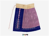 藏品(紫色緹花馬面裙)的圖片