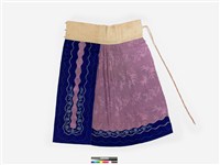 藏品(紫緞緹花馬面)的圖片