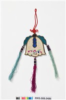 藏品(螃蟹紋鐘形香包)的圖片