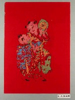 藏品(漳州年畫日日進財)的圖片