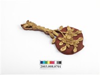 藏品(鳳啣喜桃朱漆飯匙)的圖片