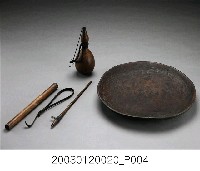 藏品(泰雅族紋面工具組)的圖片