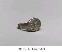 藏品(如意造型金屬戒指)的圖片