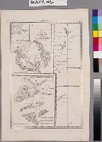 藏品(Rigobert Bonne〈堪察加東海岸〉與〈澳門〉與〈日本局部地區〉與〈硫磺島〉等海圖4幅)的圖片