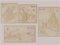 藏品(臺灣總督府交通局鐵道部《臺灣鐵道旅行案內》昭和二年版附市街圖4幅)的圖片