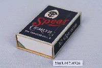 藏品(東亞煙草公司金槍牌香菸盒)的圖片