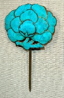 藏品(牡丹花造型翠羽髮簪)的圖片