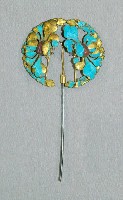 藏品(雙花翠羽造型髮簪)的圖片
