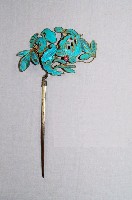 藏品(花葉翠羽造型髮簪)的圖片