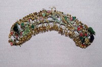 藏品(琥珀串珠方形頭花)的圖片