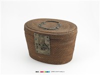 藏品(橢圓形籐編茶水保溫籃)的圖片