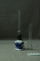 藏品(青花瓷煤油燈組)的圖片