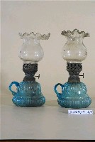 藏品(荷葉邊玻璃煤油燈組)的圖片