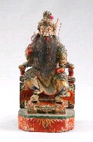 藏品(木雕王爺神像)的圖片