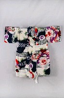 藏品(白底棉質印花交襟童衣)的圖片