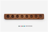 藏品(長條板單面雕八橢圓糕印)的圖片