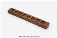 藏品(長條板單面雕八枚文字紋糕印)的圖片