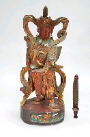 藏品(木雕韋馱神像)的圖片