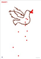 藏品(和平主題海報作品7「和平封鎖戰爭」)的圖片