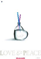 藏品(和平主題海報作品10「愛與和平」)的圖片