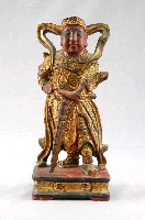 藏品(木雕韋馱神像)的圖片