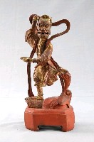 藏品(木雕彩繪貼金魁斗星君像)的圖片