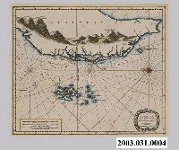 藏品(Pieter van der Aa〈福爾摩沙島或沿岸山形、河口、港灣、沙汕圖〉)的圖片