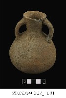 藏品(雙豎把鼓腹凹底小口瓶)的圖片